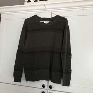 Market & Spruce ~ Women’s Dark Green Crewneck Sweater